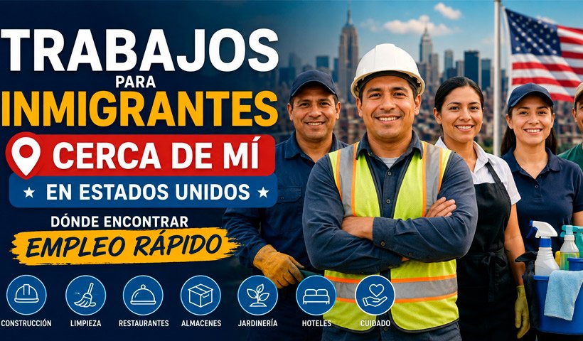 Trabajos para inmigrantes cerca de mí en Estados Unidos: dónde encontrar empleo rápido